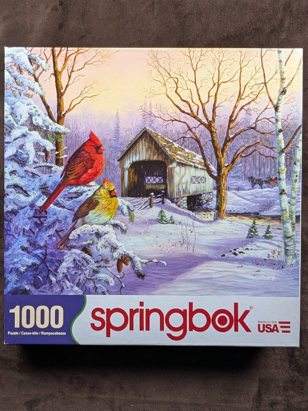 Springbok Snowy Haven — 1000 Pieces